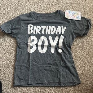 Lalu Birthday Boy Charcoal Tee